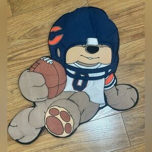 Rare Vintage Chicago Bears NFL sports memorabilia baby blanket pillow patch